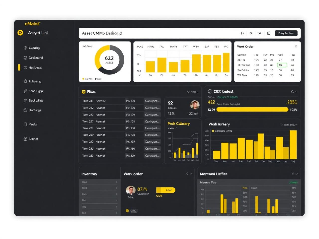 eMaint product screenshot