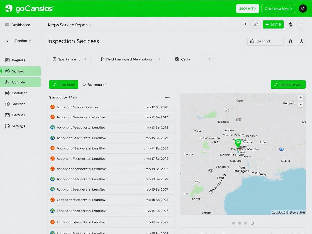 goCanvas product screenshot